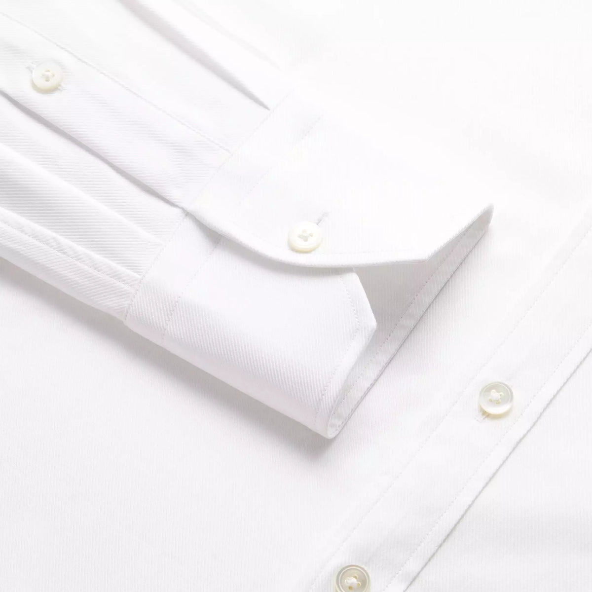 White Classic Fit Royal Twill Formal Shirt