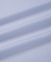 Pale Blue & White Classic Fit Double Cuff Tonal Jaquard Square Formal Shirt