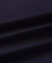 Navy Blue Tailored Fit Double Cuff Ramses Cotton Poplin Formal Shirt
